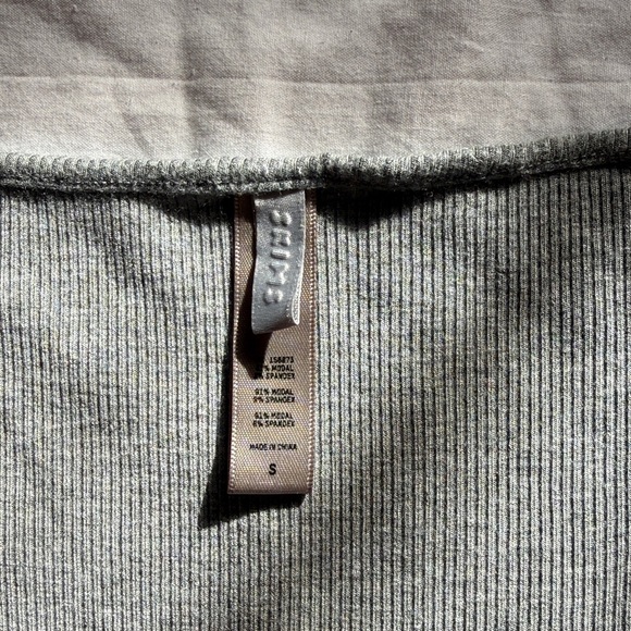 SKIMS Gray Long Sleeve Maxi Dress - Picture 4 of 9